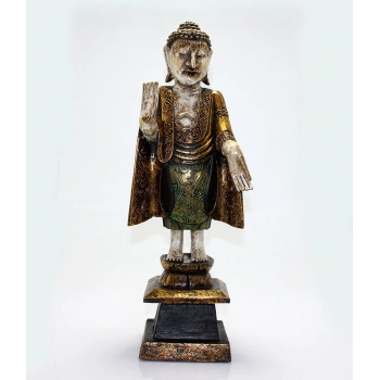 Ahşap Buda Figürü No:3