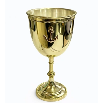 Çapalı Pirinç Kadeh Bardak 11016