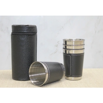 Derili Kılıflı 4Lü Shot Bardak Alk3925