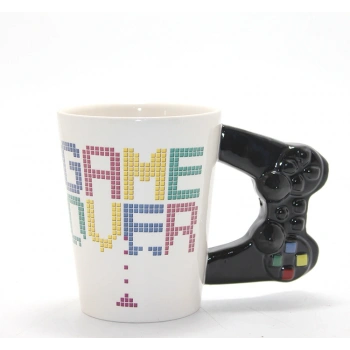 Game Over Porselen Kupa Bardak Model 1