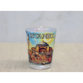 İstanbul Temalı Cam Shot Bardak VIVA956