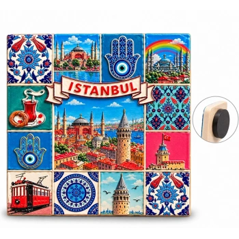İstanbul Temalı Polyester Magnet Alk5868