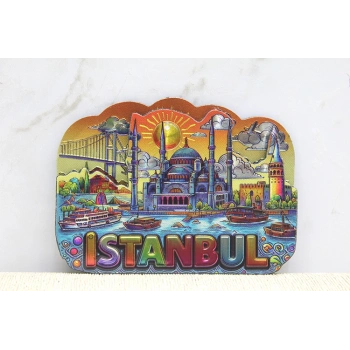 İstanbul Temalı Silikon Buzdolapı Süsü Magnet