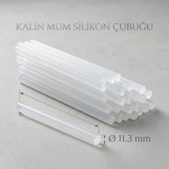 Kalın Mum Silikon Çubuğu - 11.3 mm - 1 Kilogram