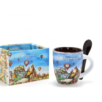 Kaşıklı Yöresel Kahve Fincanı Tekli VIVA1888