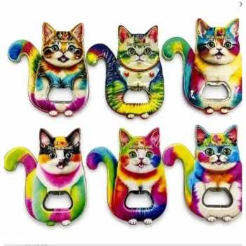 Kedi Tasarımı İstanbul Temalı Buzdolapı Süsü Magnet