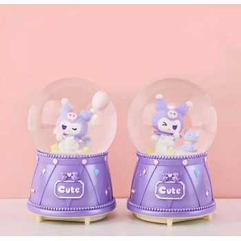 Kuromi Işıklı Müzikli Kar Küresi Orta Boy VIVA880