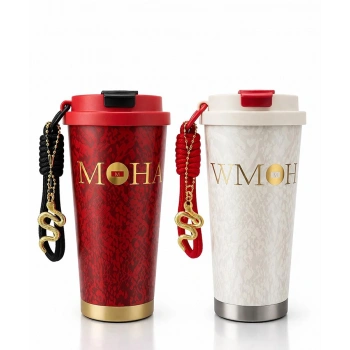 Lüks Tasarım Çift Katmanlı Vakumlu Termos Bardak VIVA642