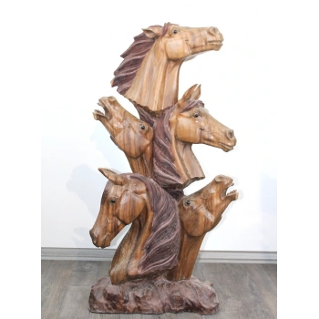 Maun Ağacı El Oyması 5Li At Büstü 4Ratnı-9