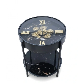 Metal Çarklı Sehpa Saat VIVA546