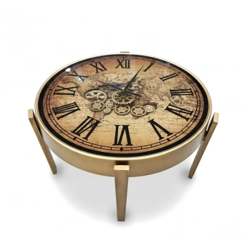 Metal Çarklı Sehpa Saat VIVA562