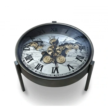 Metal Çarklı Sehpa Saat VIVA565