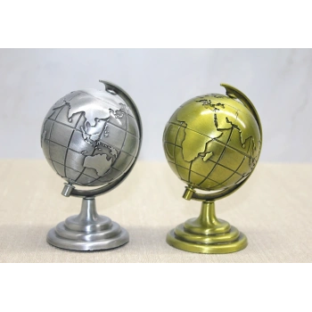 Metal Dünya Küre - Model 2