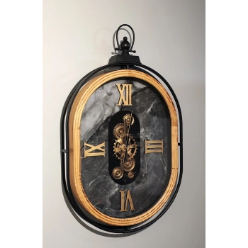 Özel Tasarım Metal Çarklı Duvar Saati VIVA539