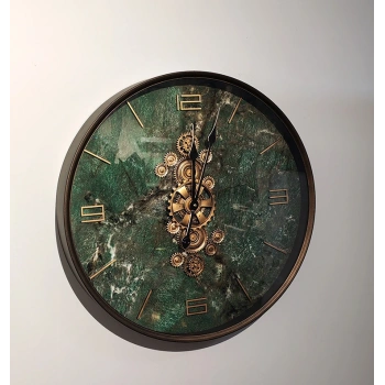 Özel Tasarım Metal Çarklı Duvar Saati VIVA553