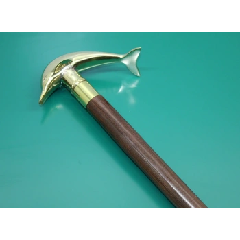 Pirinç Yunus Balıklı Baston 15262