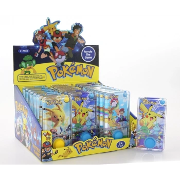 Pokemon Baskılı Sulu Oyun - Tek Butonlu Dikdörtgen Su Oyunu LOV696603