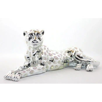 Polyester Oturan Kaplan Figürü VIVA296
