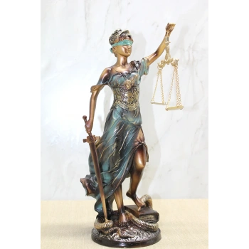 Polyesyet Adalet Figürü Alk4423
