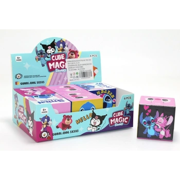 Stitch Baskılı Zeka Küpü - Karakter Tasarımlı Küp Oyuncak LOV696608