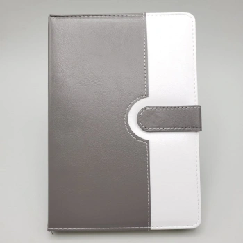 Tarihsiz Ajanda Defter Beyaz Gri Renk