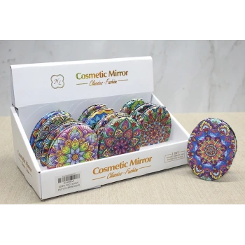 Taşlı El Aynası Oval İnce VIVA993