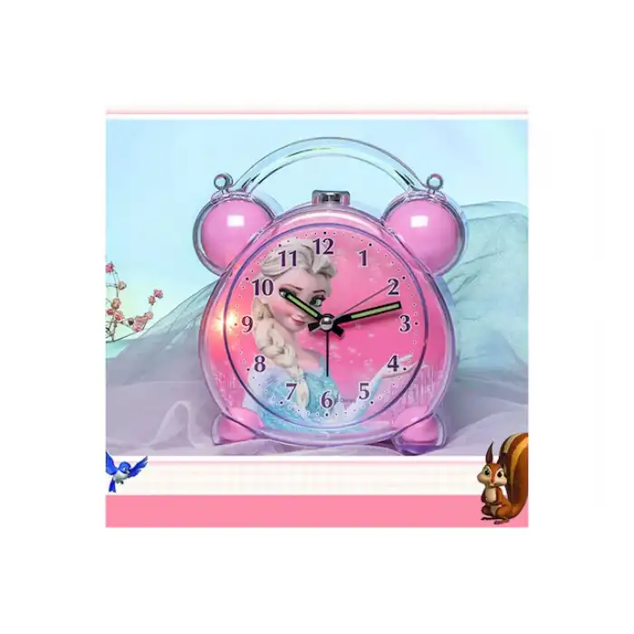 Frozen Elsa Dekoratif Masa Saati