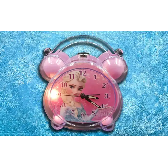 Frozen Elsa Dekoratif Masa Saati