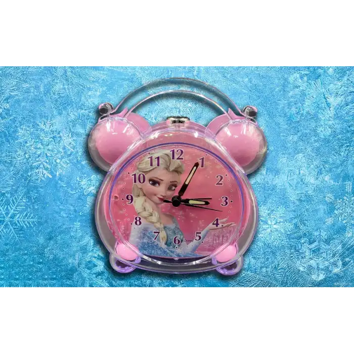 Frozen Elsa Dekoratif Masa Saati