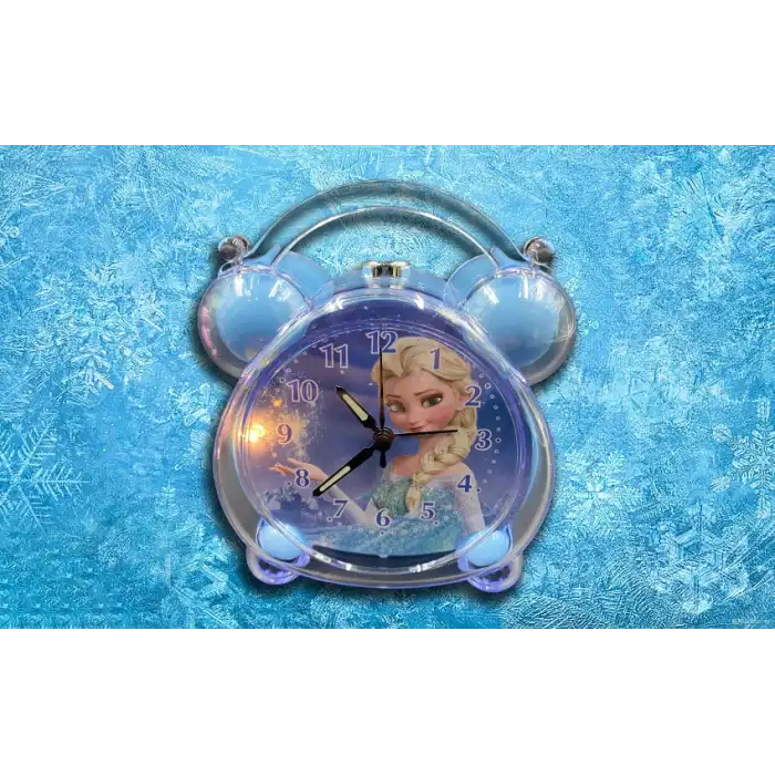 Frozen Elsa Dekoratif Masa Saati
