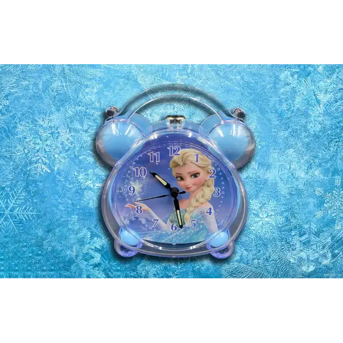 Frozen Elsa Dekoratif Masa Saati