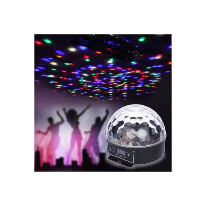 Işıklı DiskoTopu Şarjlı Bluetooth HoparlörTavan IşıkYansıtma