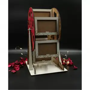 Ahşap Fotoğraflı Dönme Dolap