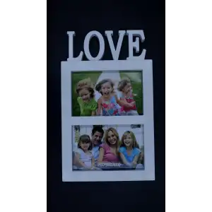 Dekoratif Love Yazılı 2li Fotoğraf Çerçevesi