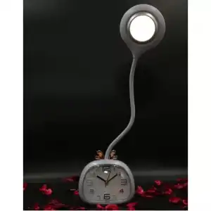 Ledli Masaüstü Analog Geyik Boynuzlu Saat