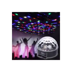 Işıklı DiskoTopu Şarjlı Bluetooth HoparlörTavan IşıkYansıtma