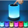 Gece Lambası & Bluetooth Hoparlör / Touch Lamp Oda Lambası Portable Speaker