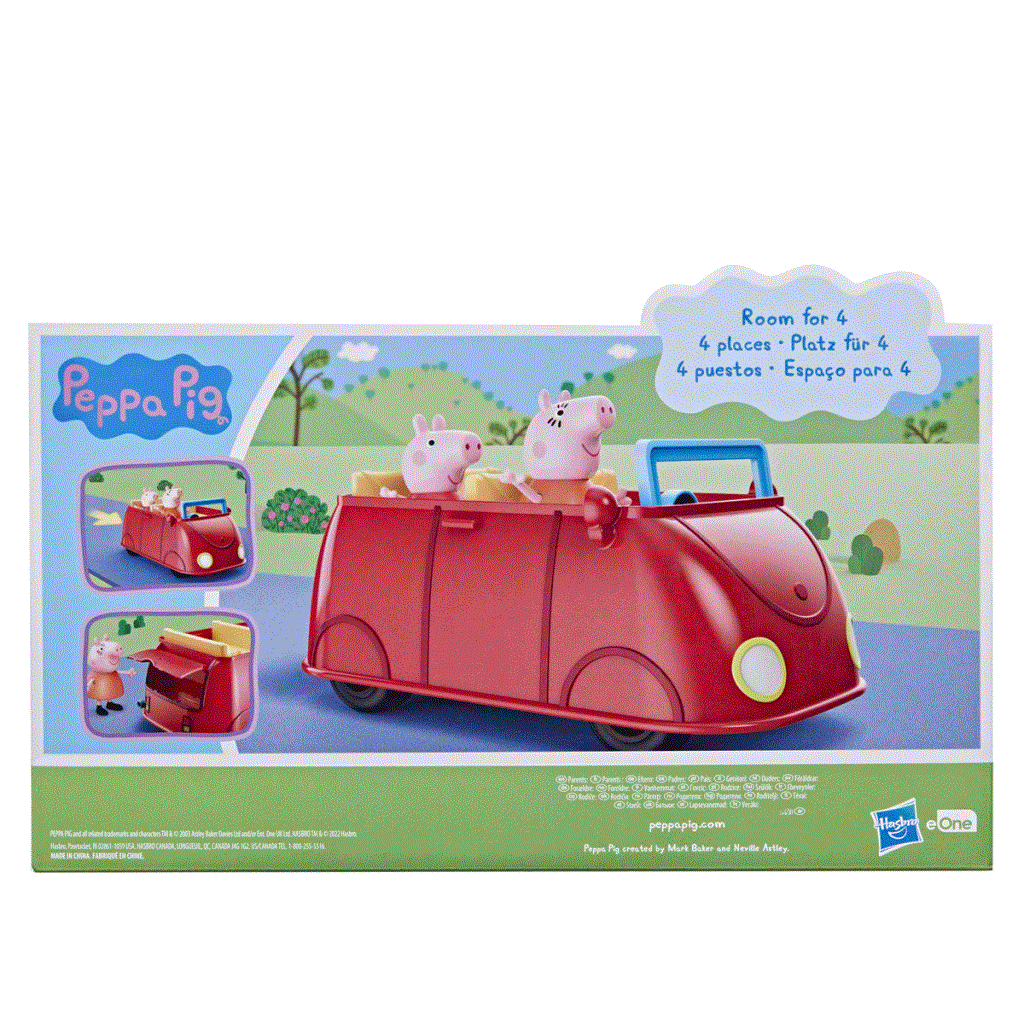 F2184 Peppa Pig Kırmızı Aile Aracı +3 yaş