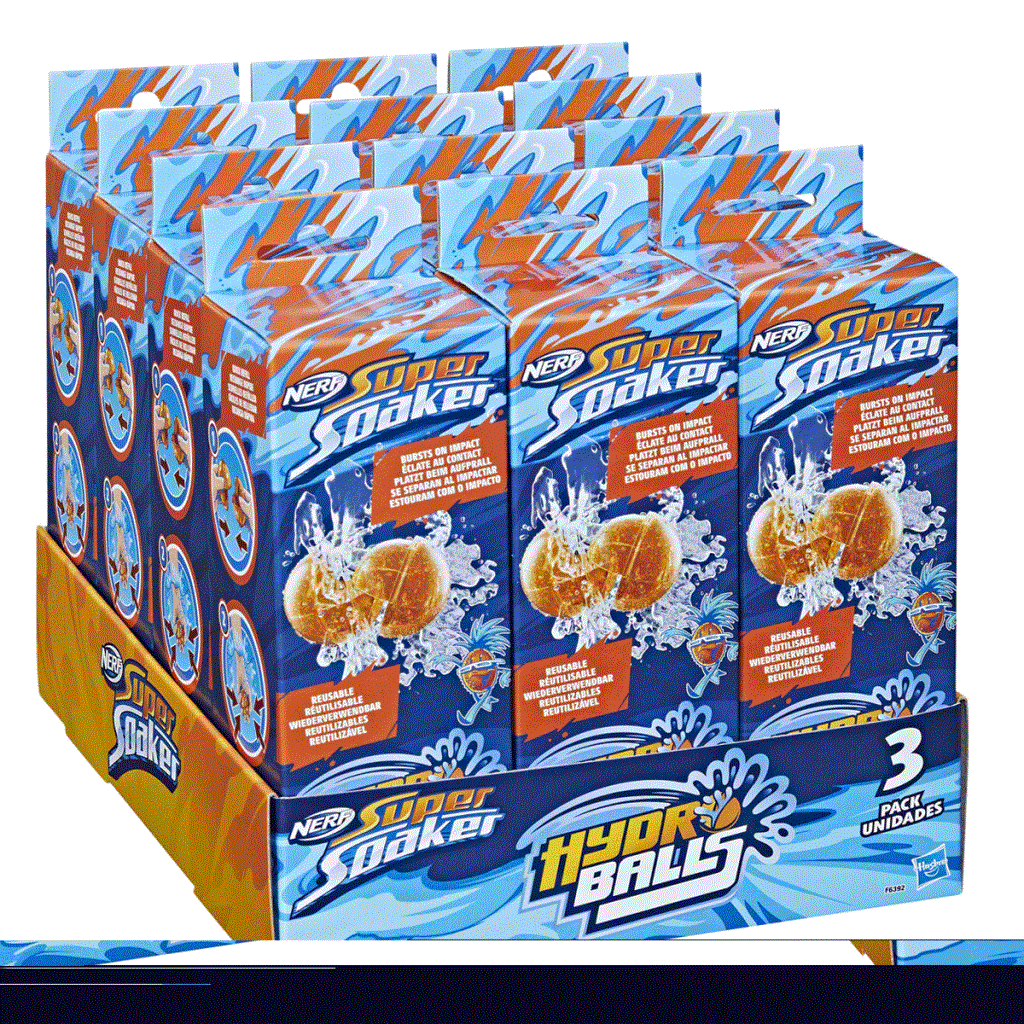 F6392 Nerf Super Soaker Hydro Balls 3lü +6 yaş