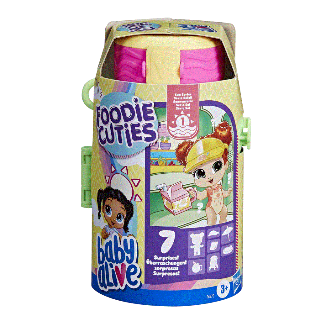 F6970 Baby Alive, Foodie Cuties Sürpriz Matara +3 yaş