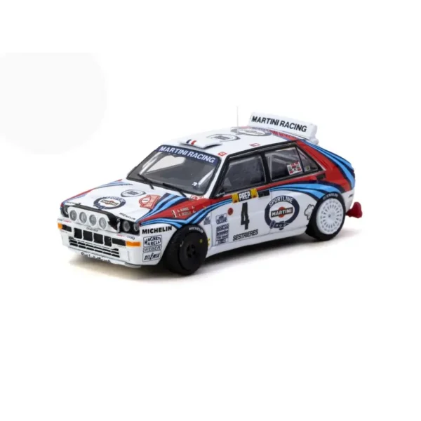 1/64 Model Araç HF Integrale Monte Carlo Rally 1992 #04 Winner Didier Auriol / Bernard Occelli