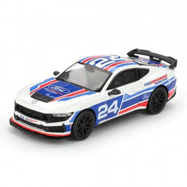 1/64 Model Araç Mustang Dark Horse #24 Performance Racing School