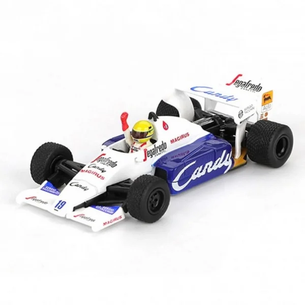 1/64 MODEL ARAÇ TG184 #19 Ayrton Senna 1984 Monaco Grand Prix 2nd Place