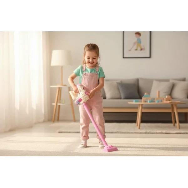 1023 ŞARJLI OYUNCAK ELEKTRİK SÜPÜRGESİ