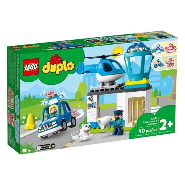 10959 Lego Duplo - Polis Merkezi ve Helikopter 40 parça +2 yaş