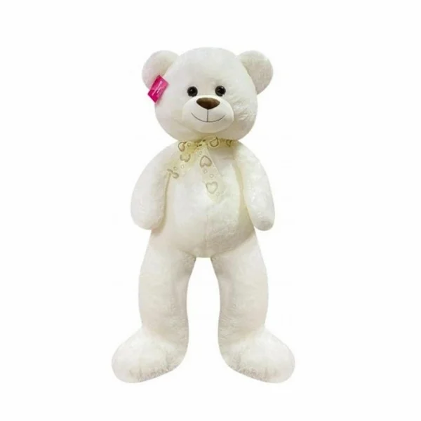 1191 Puffy Salaş Ayı 80 cm Beyaz -Selay