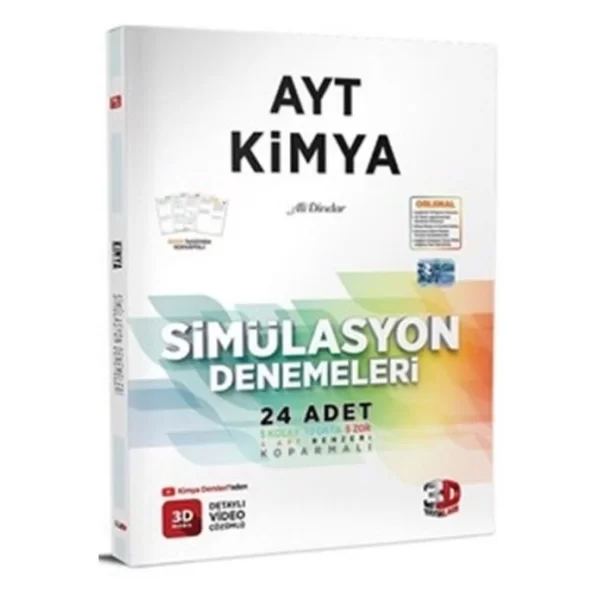 2025 AYT Kimya Simülasyon 24 Deneme 3D Yayınları