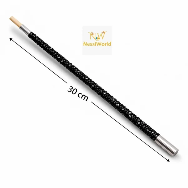 30 cm Siyah Payetli Sigara Tutacağı – 1920’ler Gatsby Parti Aksesuarı