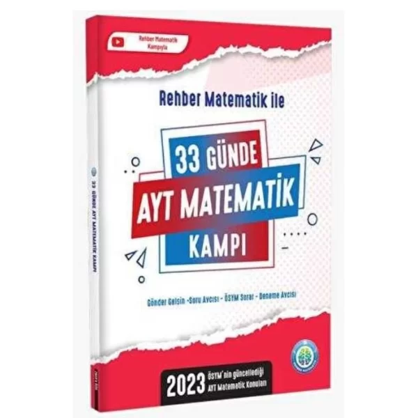 33 Günde AYT Matematik Kamp Kitabı Rehber Matematik