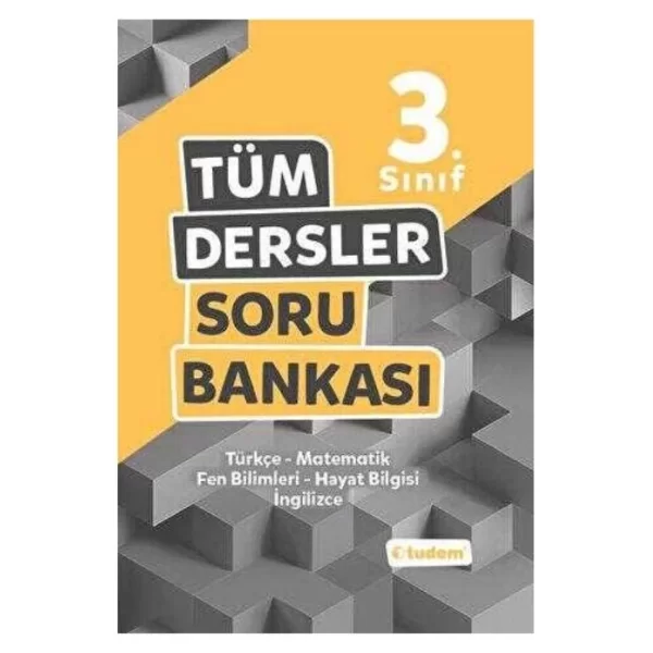 3.Sınıf Tüm Dersler Soru Bankası Tudem Yayınları